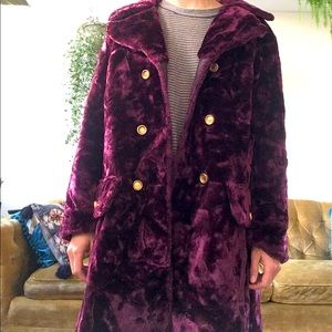 Thick purple vintage jacket